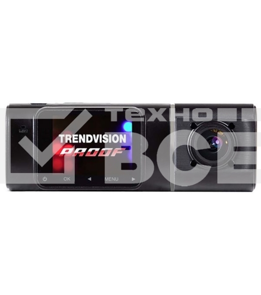 Видеорегистратор TrendVision Proof PRO GPS черный 1080x1920 146гр. GPS
