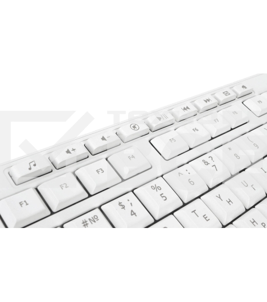 Клавиатура Gembird KB-8430M проводная, USB, белый