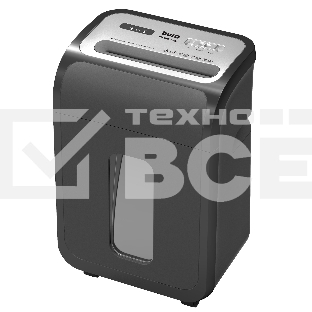 Шредер Buro Office BU-S1501-8M черный (секр.P-5) фрагменты 8лист. 20лтр. пл.карты CD