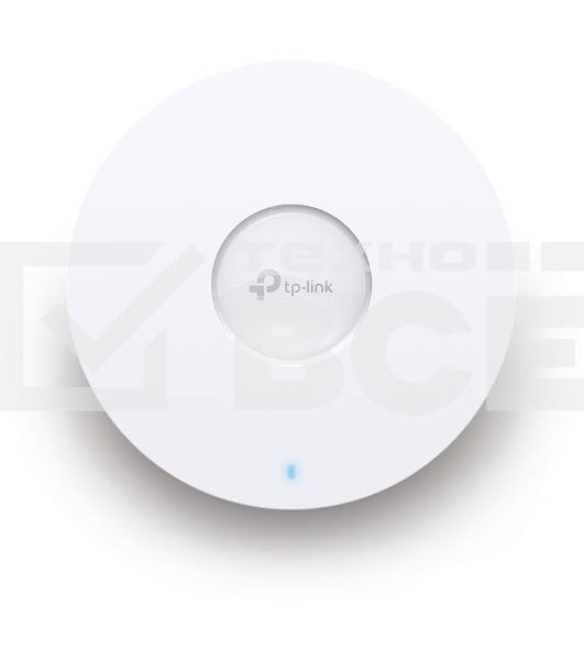 Потолочная точка доступа TP-Link EAP653 AX3000 Ceiling Mount Dual-Band Wi-Fi 6 Access Point, 1?1Gbps RJ45 Port, 574Mbps at2.4 GHz + 2402 Mbps at 5 GHz, 802.3at POE, 2?Internal Antennas