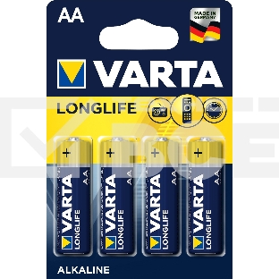Батарейки VARTA Long Life AA блистер 4 04106101414