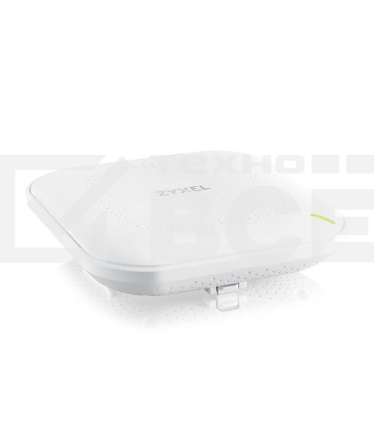 Точка доступа Zyxel NebulaFlex NWA50AX PRO, WiFi 6, 802.11a/b/g/n/ac/ax (2,4 и 5 ГГц), MU-MIMO, антенны 3x3, до 575+2400 Мбит/с, 1xLAN 2.5GE, PoE, без поддержки Captive portal и WPA-Enterprise, защита от 4G/5G, БП в комплекте