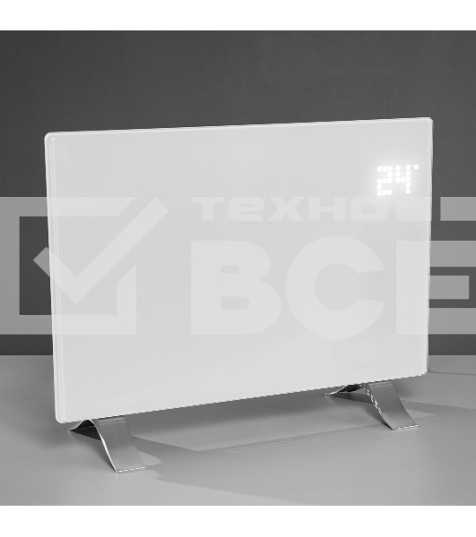 Конвектор Denzel OptiPrime-1500 белый, 1500 Вт, 20 м2, термостат, дисплей, WiFi