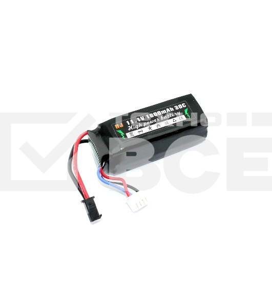 Аккумулятор Li-Pol 11.1v 802555 1800mah разъем SM