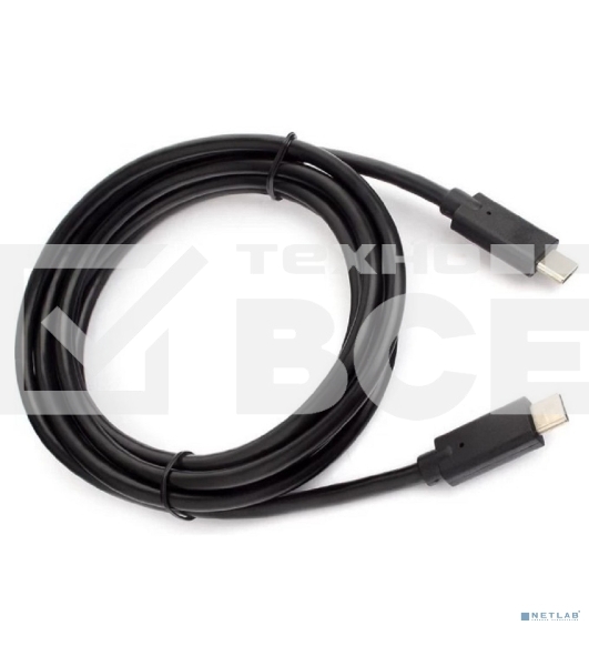 Кабель для зарядки ExeGate EX-CCP-USBC-CMCM-1M (USB Type Cm/Cm, 3A, 60W, 1м)