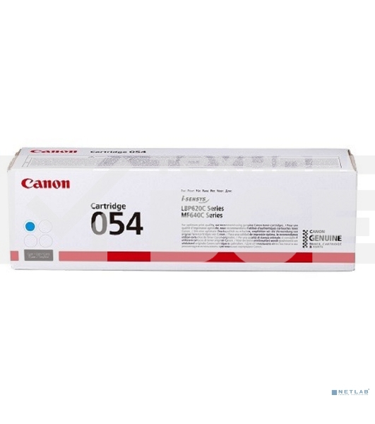 Картридж лазерный Canon 054 C (3023C002) голубой (1200 стр.) для Canon MF645Cx/MF643Cdw/MF641Cw/LBP623Cdw/621Cw