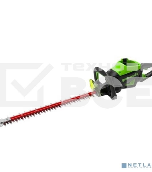 Кусторез аккумуляторный GreenWorks GD60HT66, 60V, 66 см, бесщеточный, без АКБ и ЗУ (2206507)