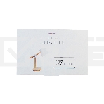 Светильник настольный СТАРТ CT83, E27, до 40Вт, 1,5м, белый, фото 1