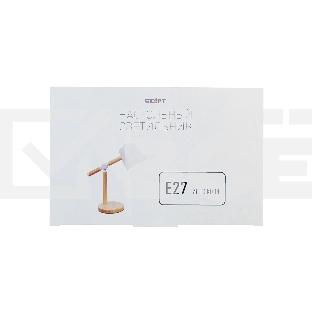 Светильник настольный СТАРТ CT83, E27, до 40Вт, 1,5м, белый