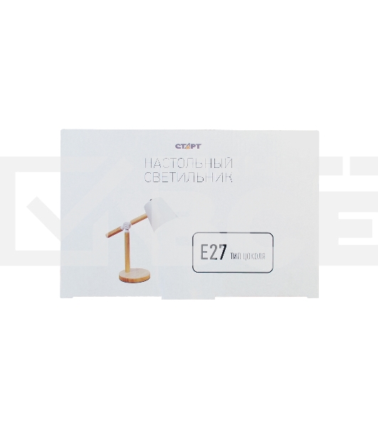 Светильник настольный СТАРТ CT83, E27, до 40Вт, 1,5м, белый