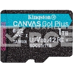 Карта памяти Kingston 1TB microSDXC Canvas Go Plus 170R A2 U3 V30 Card + ADP/ Kingston 1TB microSDXC Canvas Go Plus 170R A2 U3 V30 Card + ADP, фото4