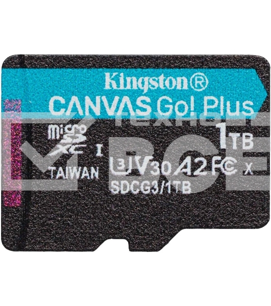 Карта памяти Kingston 1TB microSDXC Canvas Go Plus 170R A2 U3 V30 Card + ADP/ Kingston 1TB microSDXC Canvas Go Plus 170R A2 U3 V30 Card + ADP