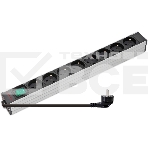 Блок распределения питания Sysmatrix PD 0804.019 гор.размещ. 8xSchuko базовые 10A Schuko 1.8м, фото2