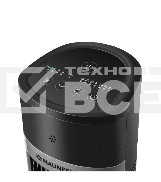 Напольный вентилятор Maunfeld MTF-1001BR черный