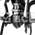 Мотоблок Denzel DPT-170, 7 л.с., ремен.сцеп, шир 85 см, глуб 35 см,фрез 3х3,ШОМ,скор 2В/1Н,кол 8