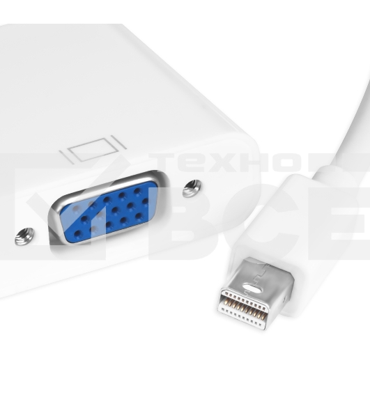 Адаптер-переходник GreenconnectApple mini DisplayPort 20M > VGA 15F (GCR-MDP2VGA)