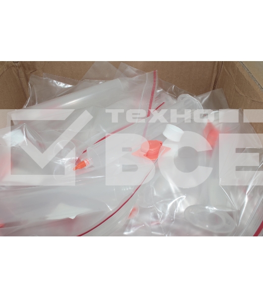 Промышленный шприц 55 мл с красной крышкой 100 шт