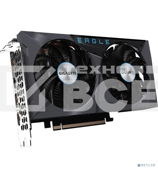 Видеокарта Gigabyte GV-N3050EAGLE OC-8GD PCI-E 4.0 128bit GDDR6 1792/14000 HDMIx2 DPx2 HDCP Ret