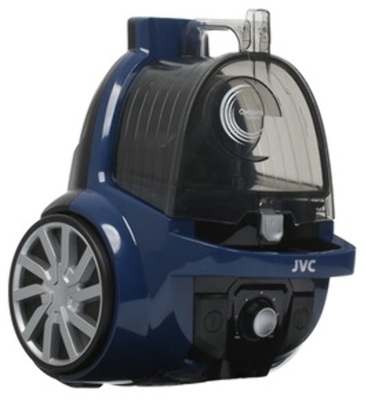 Пылесос JVC JH-VC405 черный/синий, 360/2050 Вт, уборка сухая, пылесборник контейнер 2 л