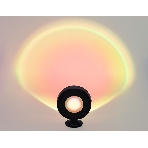 Атмосферная светодиодная настольная лампа Ambrella light DE8383 BK черный LED RGB 3W (ПДУ RGB), фото 1