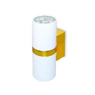 Настенный светильник FW242/2 WH/GD белый/золото GU10*2 max 12W 155*60*76