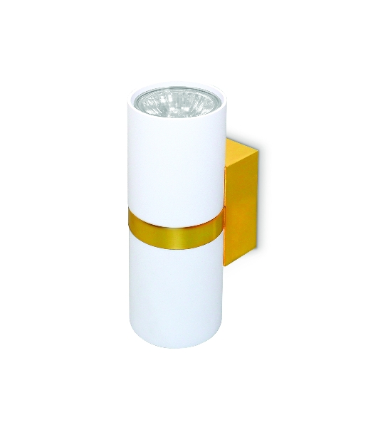 Настенный светильник FW242/2 WH/GD белый/золото GU10*2 max 12W 155*60*76
