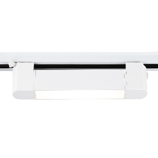 Трековый однофазный светильник Ambrella light GL6724 WH белый IP20 10W 4200K 192*35*57