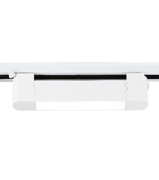 Трековый однофазный светильник Ambrella light GL6724 WH белый IP20 10W 4200K 192*35*57