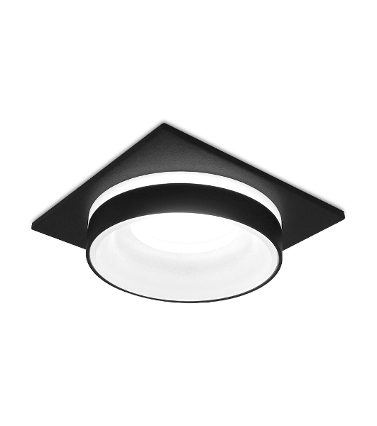 Светильник Ambrella light TN315 SBK черный песок GU5.3 92*92*40