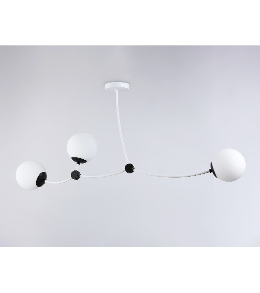 Светитльник Ambrella Light TR2566/3 WH/BK белый/черный E27/3 max 60W 1130*150*540
