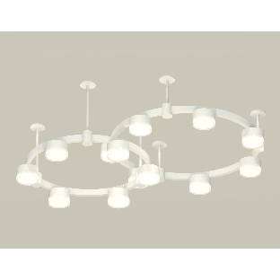 Светильник Ambrella light XR92211006/13 SWH/FR/CL белый песок/белый матовый/прозрачный GX53 (A9221, A9226, C9236, C9231,N8399)
