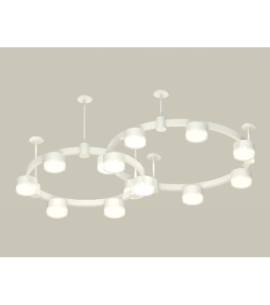Светильник Ambrella light XR92211006/13 SWH/FR/CL белый песок/белый матовый/прозрачный GX53 (A9221, A9226, C9236, C9231,N8399)
