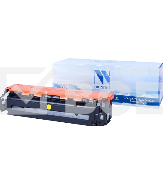 Картридж лазерный NVPrint совместимый HP CF212A/Canon 731 Yellow для LaserJet Color Pro M251n/M251nw/M276n/M276nw/Canon LBP-7100Cn/7110Cw (1800k)