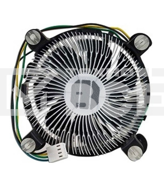 Кулер Intel E97379  серебристый/черный 90мм алюминий 2500rpm 27db 4-pin 73W 58мм