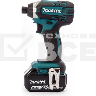 Гайковерт аккумуляторный MAKITA DTD152RMEуд 18В 2х4Ач LI-ION 0-3500об/м 1/4'' 1.3кг 165Нм