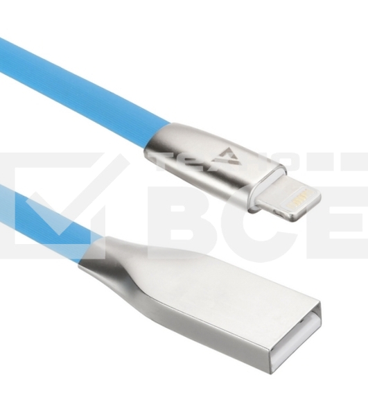 Кабель USB ACD-Infinity Lightning ~ USB-A TPE, 1.2м, синий (ACD-U922-P5L)