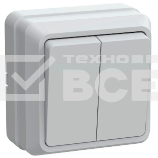 Выключатель Iek EVO20-K01-10-DC ВС20-2-0-ОБ 2кл 10А откр.уст. ОКТАВА (белый)