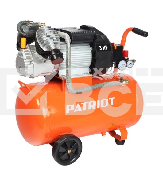 Компрессор PATRIOT VX 50-4022.2кВт 220В 400л/мин 50л выход быстросъём елочка8мм