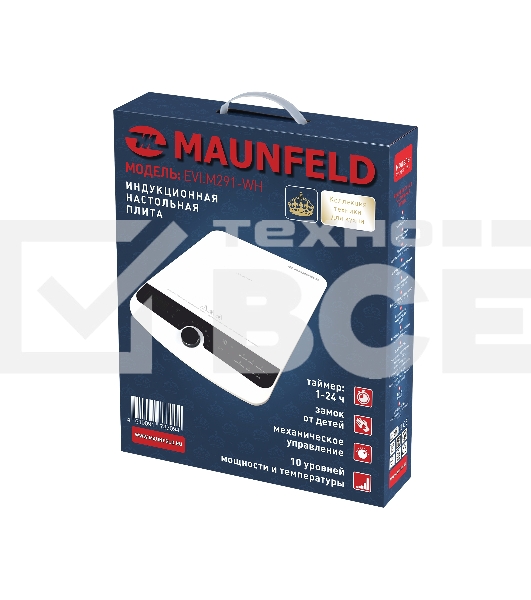 Настольная индукционная панель Maunfeld EVI.M291-WH