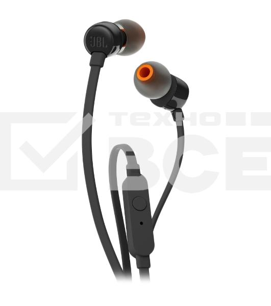 Наушники проводные JBL T110 черный