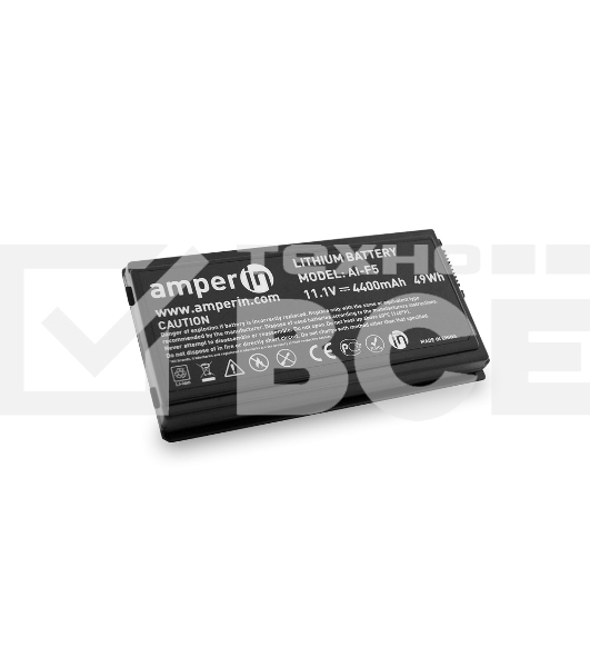 Аккумуляторная батарея Amperin для ноутбука Asus X50, F5 Series 11.1V 4400mAh (49Wh) AI-F5