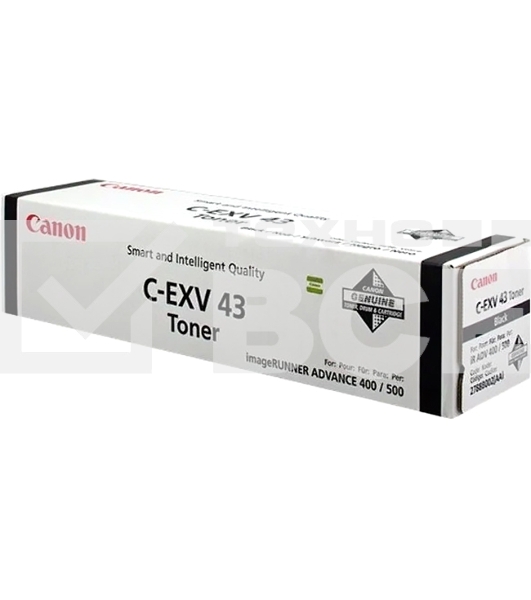 Картридж лазерный Canon C-EXV43 черный (15 200 стр) для Canon iR ADV 400i/500i
