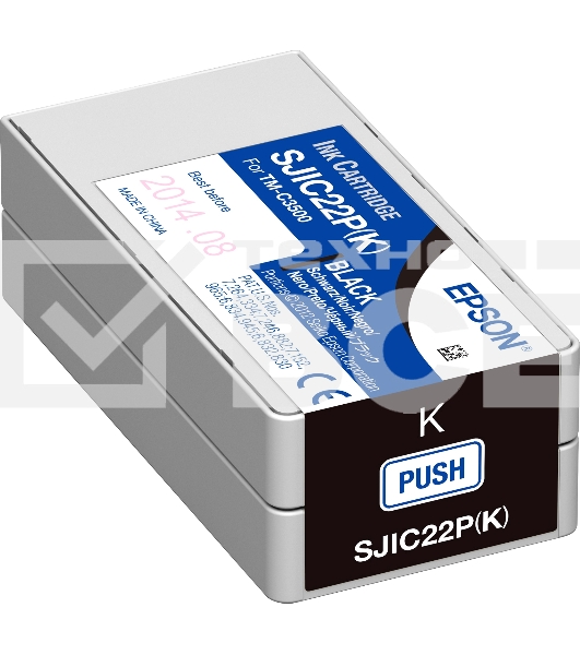 Картридж струйный SJIC22P(K): INK CARTRIDGE FOR TM-C3500 черный