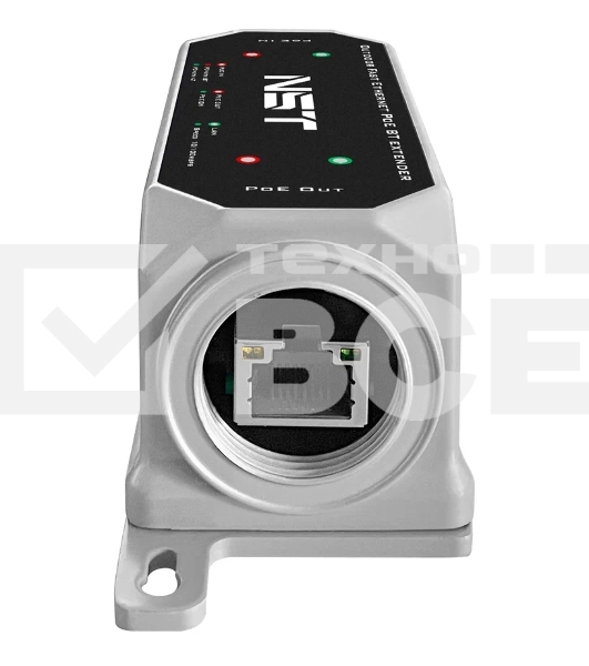 Уличный Ultra PoE удлинитель Fast Ethernet до 250м на 1 порт. Порты Ethernet: Вход - 1x10/100Base-T RJ45; Выход - 1x10/100Base-T RJ45. Порты PoE: Вход - 1xIEEE 802.3af/at/bt/Passive POE (до 120W); Выход - 1xIEEE 802.3af/at/bt (до 90W). Автоматическое опре