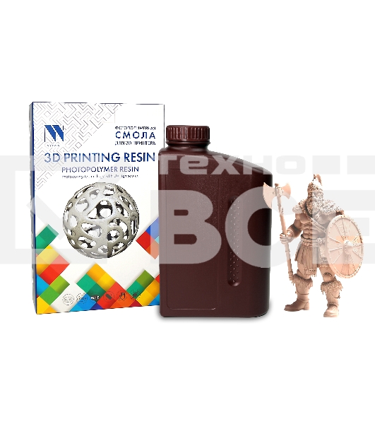 Фотополимерная смола NVPRINT ABS Like Resin Beige для 3D печати 1 кг (бут)