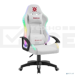 Кресло игровое Defender FACTOR X RGB WHITE 64046
