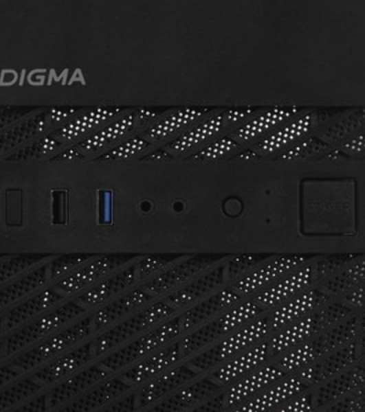 Компьютерный корпус Digma DCC-MN303 черный без БП mATX 1x80мм 2x120мм 1xUSB 2.0 1xUSB 3.0 audio