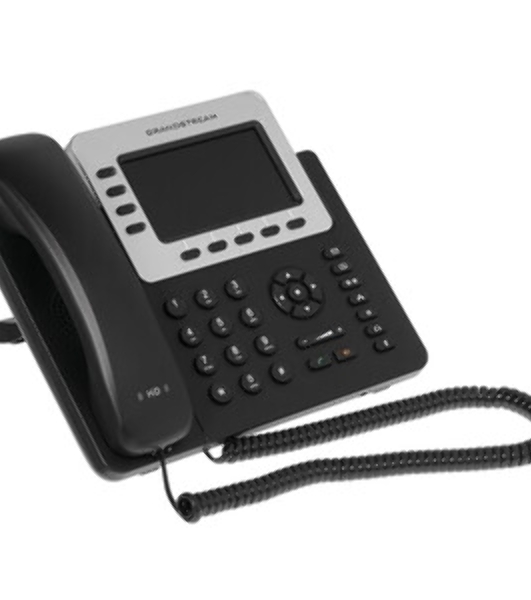 Телефон Grandstream GXP-2140, VoIP 2 Порта Ethernet 10/100/1000, 4 SIP линий, цветной TFT дисплей 480x272, HD Audio
