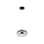Подвесной светодиодный светильник Ambrella light LH11082 BK/SM черный/дымчатый 4W 3000K D180*130, фото9