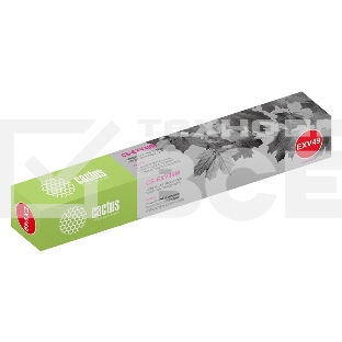 Картридж лазерный Cactus CS-EXV49M пурпурный (19000стр.) для Canon IR C3320/C3320i/C3325i/C3330i/C3500/C3520i MFP/C3525i MFP/C3530i MFP